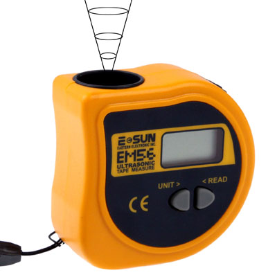 Ultrasonic Electronic Tape Measure, Measure Range: 0.4m-18m